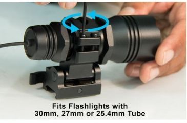 Image of Leapers UTG 30mm Flip-to-Side, Picatinny/Weaver QD Ring Mount, _x000D_ RG-MF30QS
