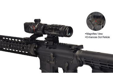 Image of Leapers UTG 3x Red Dot Magnifier SCP-MF3WQS