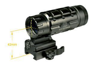 Image of Leapers UTG 3x Flip-to-Side Red Dot Magnifier SCP-MF3WQS