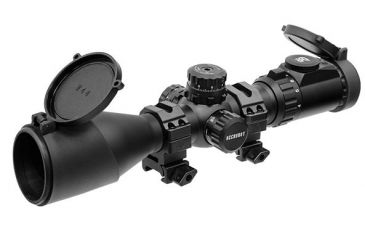 Image of Leapers UTG 4-16x44 30mm Compact AO Rifle Scope,Black,36-color Glass Mil-dot Reticle SCP3-UGM416AOIEW