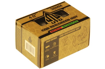 Image of Leapers UTG 4.2in ITA Red/Green CQB Dot w/ QD Mount, Riser Adaptor, 4 MOA Dot Reticle, Black, SCP-DS3840W