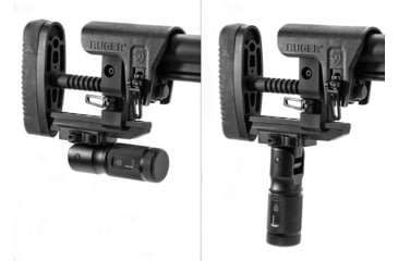 Image of Leapers UTG 4.7in Low Profile Combat Foldable Metal Foregrip, QD Lock, Black, MNT-GRP002SQ