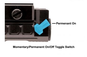 Image of Leapers UTG Sub-compact LED Weapon Flashlight, 400 Lumens, Black, LT-ELP123R-A