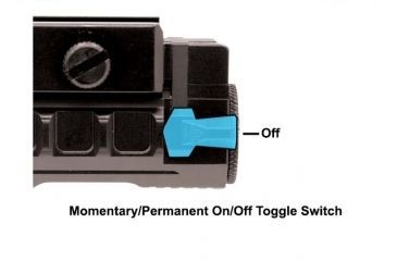 Image of Leapers UTG Sub-compact LED Weapon Flashlight, 400 Lumens, Black, LT-ELP123R-A