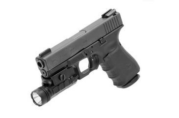 Image of Leapers UTG Sub-compact LED Weapon Flashlight, 400 Lumens, Black, LT-ELP123R-A