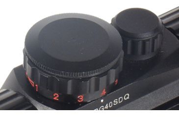 Image of Leapers UTG 4in Compact ITA Red-Green Target Dot Sight w/Integral QD Picatinny Mount SCP-RG40SDQ, EDEMO1