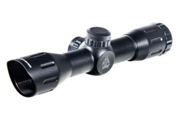 Image of Leapers UTG 4X32 1in Compact CQB Rifle Scope, Mil-dot Reticle, Pre-Adj at 100Yds, _x000D_ SCP-U432M1