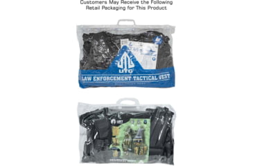 Image of Leapers UTG 547 Law Enforcement Tactical Vest, Left Handed, Black, PVC-V547BL