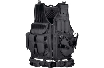 Image of Leapers UTG 547 Law Enforcement Tactical Vest, Right Handed, Black, PVC-V547BT