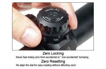 Image of Leapers UTG 6-24x50mm 1in Hunter Rifle Scope, AO, 36-color Mil-dot, QD Rings, _x000D_ SCP-U6245AOIEW