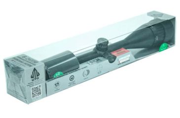 Image of Leapers UTG 6-24x50mm 1in Hunter Rifle Scope, AO, 36-color Mil-dot, QD Rings SCP-U6245AOIEW