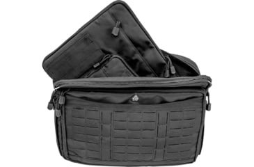 Image of Leapers UTG 9-2-5 Briefcase, 16inx4inx12in, 1200D Polyester, Black, PVC-P925B
