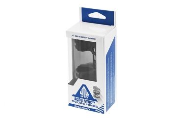 Image of Leapers UTG Accu-Sync 30mm High Profile 34mm Offset Pic. Rings, Red Anodize AIR32234AR