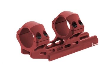 Image of Leapers UTG Accu-Sync 30mm High Profile 34mm Offset Pic. Rings, Red Anodize AIR32234AR