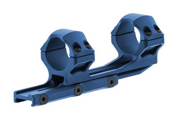 Image of Leapers UTG Accu-Sync 30mm Medium Profile 50mm Offset Pic. Rings, Blue Anodize AIR31850AB