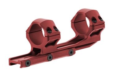 Image of Leapers UTG Accu-Sync 30mm Medium Profile 50mm Offset Pic. Rings, Red Anodize AIR31850AR