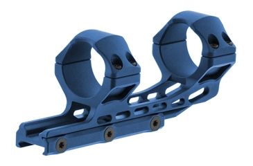 Image of Leapers UTG Accu-Sync 34mm High Profile 50mm Offset Pic. Rings, Blue Anodize AIR42250AB