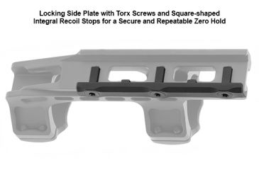 Image of Leapers UTG ACCU-SYNC 34mm High Profile 50mm Offset Picatinny Rings, Black, AIR42250