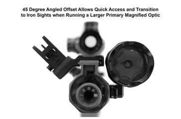 Image of Leapers UTG ACCU-SYNC Offset Deployable Front Sight, Black, MT-745
