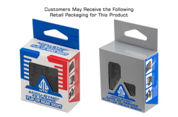 Image of Leapers UTG ACCU-SYNC Offset Deployable Rear Sight, Black, MT-945