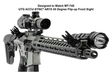 Image of Leapers UTG ACCU-SYNC Offset Deployable Rear Sight, Black, MT-945