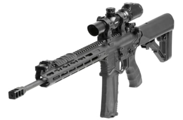 Image of Leapers UTG ACCU-SYNC QR Scope Rings, 30mm, High Profile, Picatinny, Black, AQR322