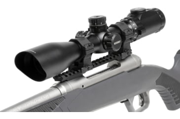 Image of Leapers UTG ACCU-SYNC QR Scope Rings, 30mm, Medium Profile, Picatinny, Black, AQR315