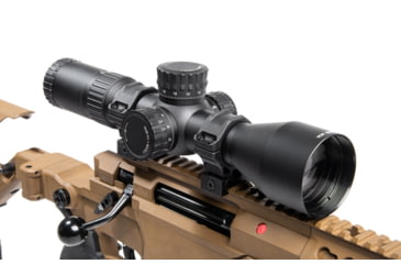 Image of Leapers UTG ACCU-SYNC QR Scope Rings, 34mm, Medium Profile, Picatinny, Black, AQR415