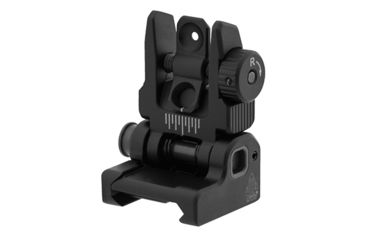 Image of Leapers UTG ACCU-SYNC Top Mounted Deployable Rear Sight, Black, MNT-957