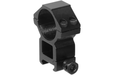Image of Leapers UTG ACCUSHOT 30mm/2PCs High Profile Picatinny/Weaver Rings, Black, RGWM-30H4