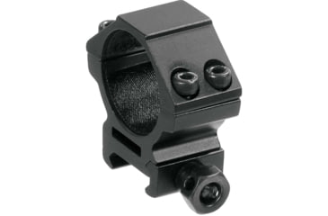 Image of Leapers UTG ACCUSHOT 30mm/2PCs Low Profile Picatinny/Weaver Rings, Black, RGWM-30L4