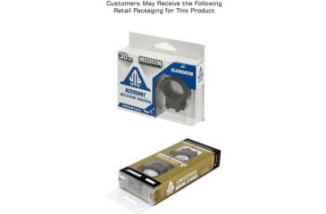 Image of UTG Pro ACCUSHOT 30mm/2PCs Medium Profile Airgun Rings Pair, Black, RGPM-30M4