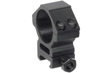 Image of Leapers UTG ACCUSHOT 30mm/2PCs Medium Profile Picatinny/Weaver Rings, Black, RGWM-30M4