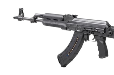 Image of Leapers UTG AK/AKM Windowed Polymer Magazine, 7.62X39mm, 30 Round, Black, RBT-AKM30-30RD