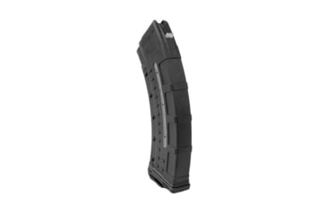 Image of UTG Pro AK/AKM Windowed Polymer Magazine, 7.62X39mm, 30 Round, Black, 30, RBT-AKM30