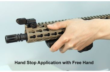 Image of Leapers UTG All-in-One Apache Foregrip Multi-angle Grip,Black, _x000D_ RB-FGRP180B