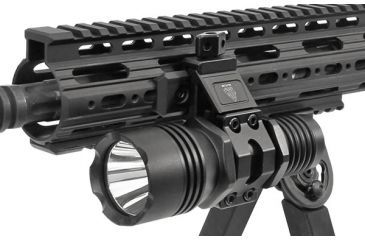 Image of UTG Pro Tactical Angled Offset Ring Mount, Black, RG-FL138