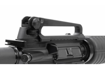 Image of Leapers UTG AR15 Enhanced Carry Handle Rear Sight, Picatinny, Black, MT-950X