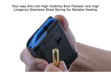 Image of Leapers UTG AR15 Polymer Magazine, .223/5.56, 10 Round, Black, RBT-AM10
