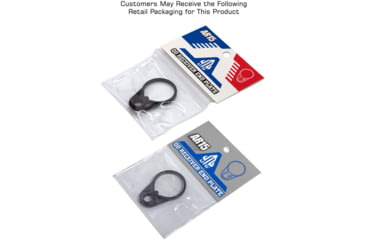 Image of Leapers UTG AR15 Quick Detach Receiver End Plate, Matte Black Steel, TL-T6TD03