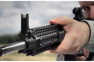 Image of Leapers UTG Top Mounted Deployable Front Sight, Black, MT-750X