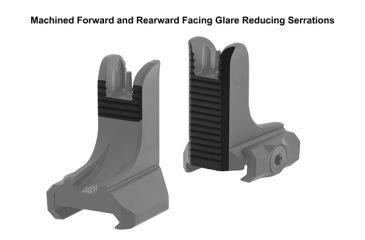 Image of Leapers UTG Top Mounted Deployable Front Sight, Black, MT-754X