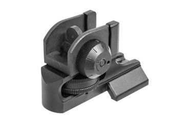 Image of Leapers UTG AR15 Super Slim Fixed Rear Sight, Picatinny, Black, MT-950RS03