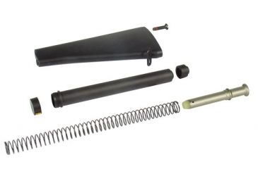 Image of Leapers UTG AR308 A2 Style Fixed Buttstock Complete Assembly, Black, _x000D_ RB-T308FB