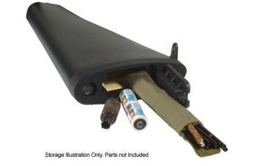 Image of Leapers UTG AR308 A2 Style Fixed Buttstock Complete Assembly, Black, _x000D_ RB-T308FB