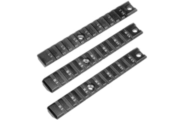 Image of Leapers UTG G36 Picatinny Rail Set, 3-piece Long, Black, MNT-P505
