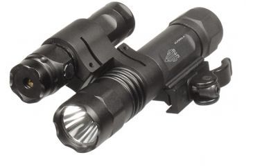 Image of Leapers UTG Laser and Weapon Light, Gen 2, CR123/CR2, Green Laser/White, 400 Lumens, Black, LT-ELP39Q-A