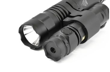 Image of Leapers UTG Laser and Weapon Light, Gen 2, CR123/CR2, Green Laser/White, 400 Lumens, Black, LT-ELP39Q-A