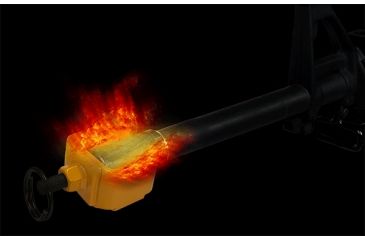 Image of Leapers UTG Gen 3 AR15/M4 Blank Firing Adaptor w/Integral Housing for Carbine,Yellow MNT-16AD2-C