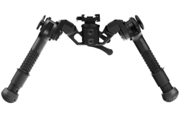 Image of Leapers UTG Goliath Bipod, 6in - 8in, Picatinny, Black, TL-BPFS03Q